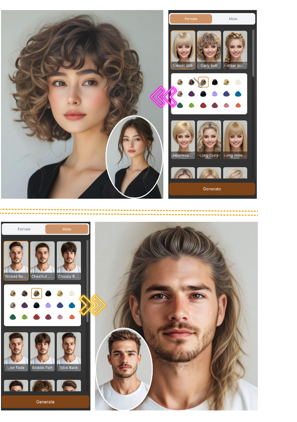 Hundreds of Hairstyles